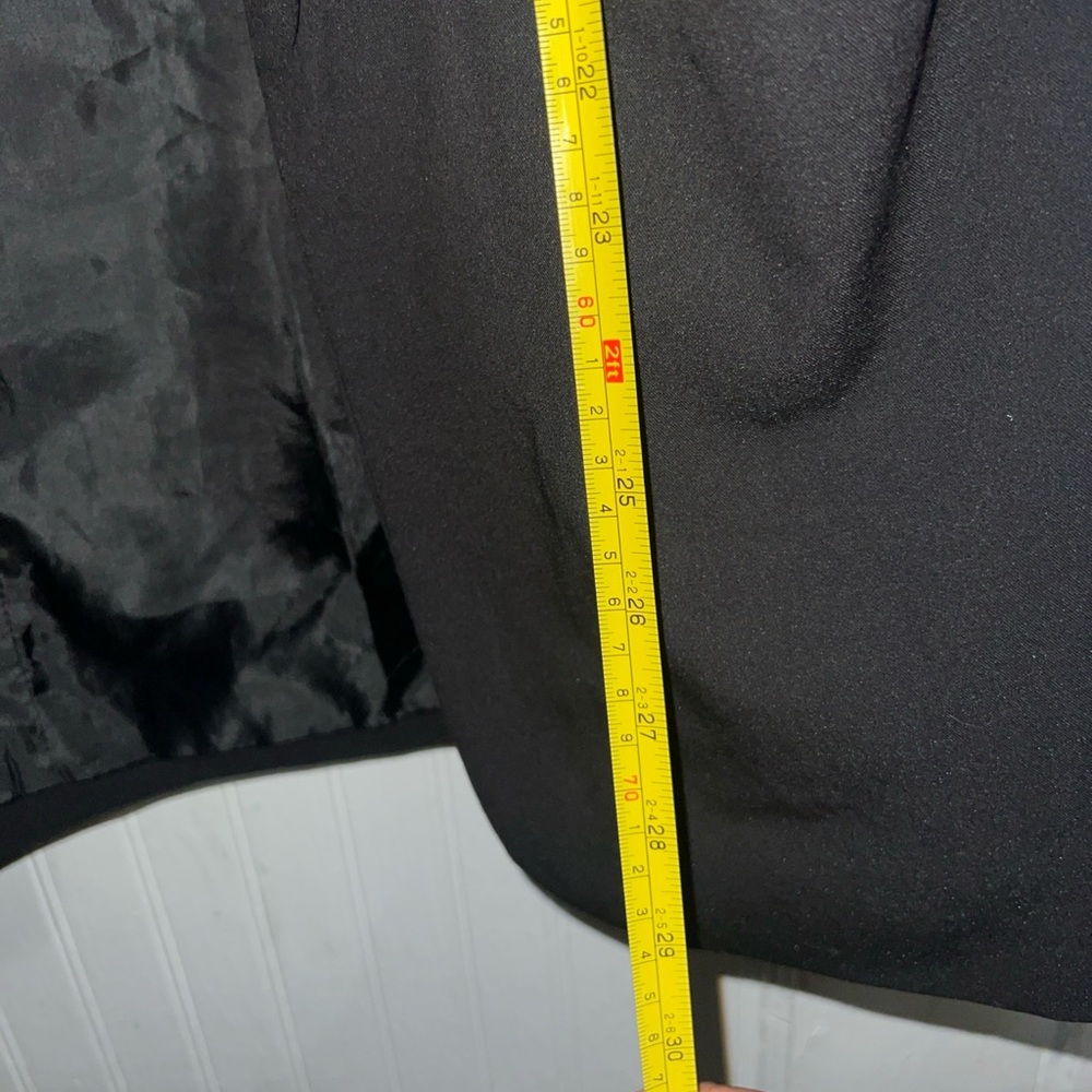 ASOS Women Tuxedo Blazer Jacket Black Size 10 - Picture 6 of 9